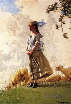 Fresh Air Realismus Maler Winslow Homer Ölgemälde